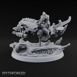 Dust Settles Behind the Pack Human Beast-Bike Rider D — Pilot Only