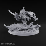 Dust Settles Behind the Pack Human Beast-Bike Rider E — Pilot Only · No FX