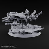Dust Settles Behind the Pack Human Beast-Bike Rider E — Pilot Only · No FX