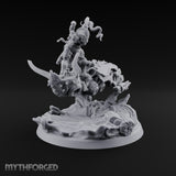 Dust Settles Behind the Pack Human Beast-Bike Rider E — Pilot + Passenger · FX