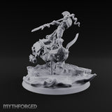 Dust Settles Behind the Pack Human Beast-Bike Rider E — Pilot + Passenger · FX