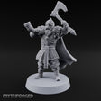 Horn Raising Rallying Chieftain Miniature for Dungeons and Dragons, Pathfinder or other TTRPGs
