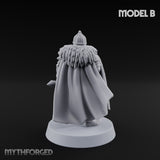Scale-Clad Axe-Wielding Northern Warrior B Miniature for Dungeons and Dragons, Pathfinder or other TTRPGs