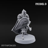 Scale-Clad Axe-Wielding Northern Warriors Miniature for Dungeons and Dragons, Pathfinder or other TTRPGs