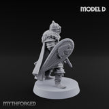Scale-Clad Axe-Wielding Northern Warriors Miniature for Dungeons and Dragons, Pathfinder or other TTRPGs