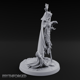 Antlers Crowned Commanding Fey Lord Druid Miniature for Dungeons and Dragons, Pathfinder or other TTRPGs