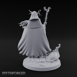 Antlers Crowned Commanding Fey Lord Druid Miniature for Dungeons and Dragons, Pathfinder or other TTRPGs