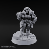 Shoulders Squared Confident Human Warrior Miniature for Dungeons and Dragons, Pathfinder or other TTRPGs