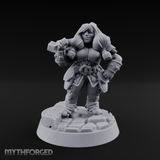 Shoulders Squared Confident Human Warrior Miniature for Dungeons and Dragons, Pathfinder or other TTRPGs
