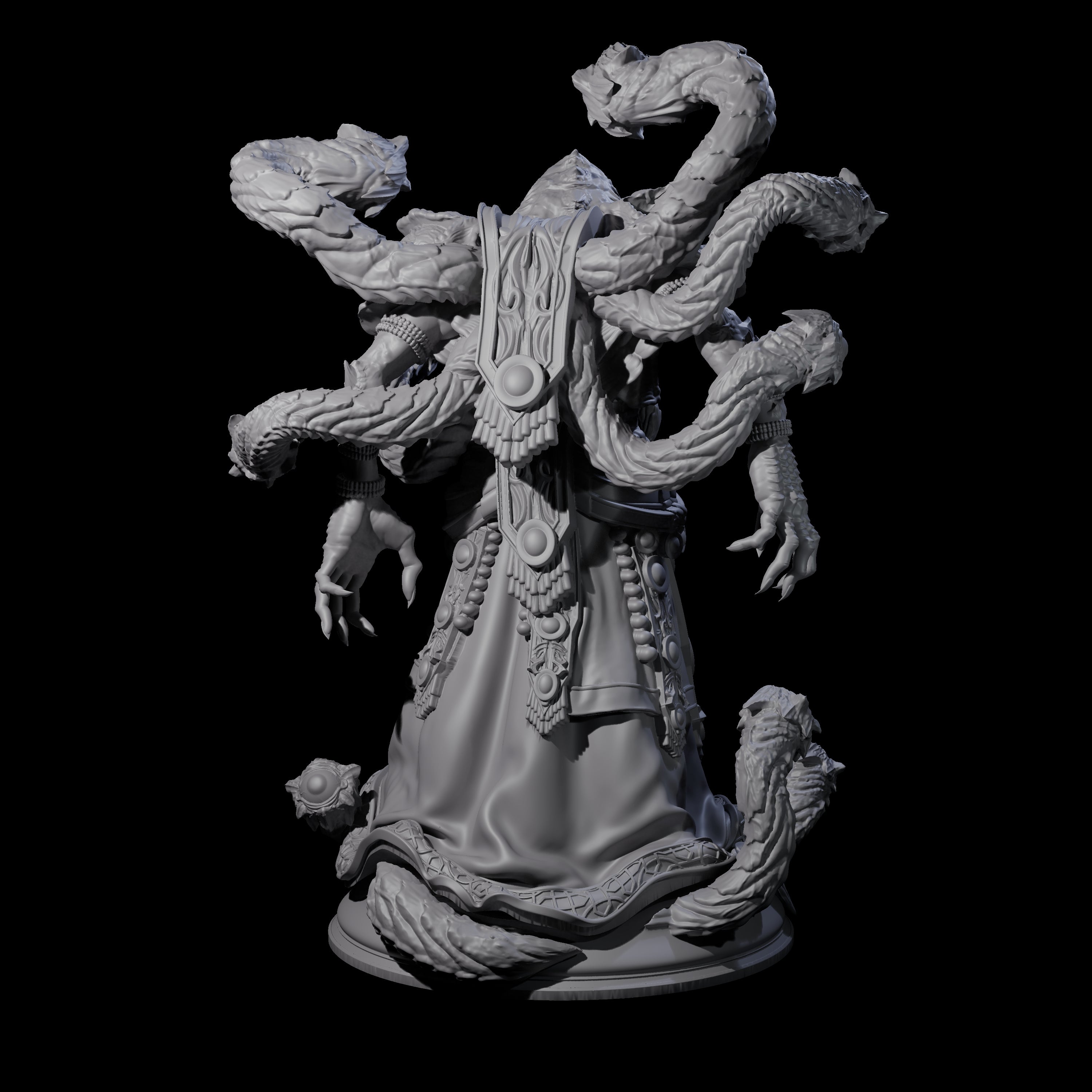 Mind Flayer Beholder Hybrid Miniature for Dungeons and Dragons, Pathfinder or other TTRPGs