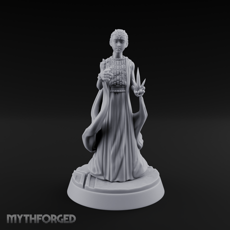 Studded Decree Kid Like Empress Miniature for Dungeons and Dragons, Pathfinder or other TTRPGs