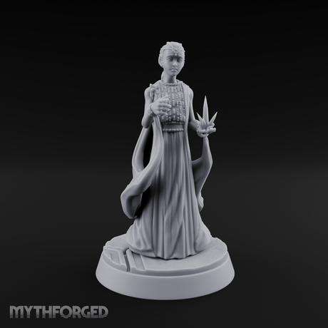 Studded Decree Kid Like Empress Miniature for Dungeons and Dragons, Pathfinder or other TTRPGs