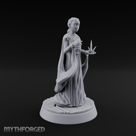 Studded Decree Kid Like Empress Miniature for Dungeons and Dragons, Pathfinder or other TTRPGs