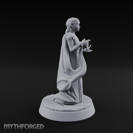 Studded Decree Kid Like Empress Miniature for Dungeons and Dragons, Pathfinder or other TTRPGs
