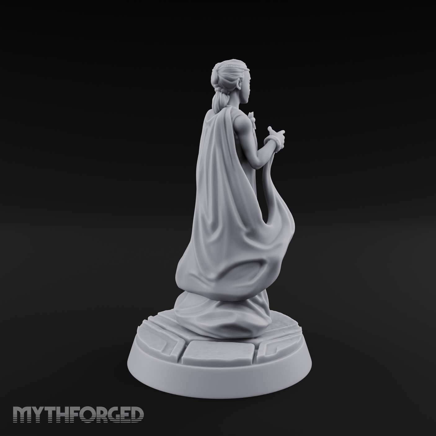 Studded Decree Kid Like Empress Miniature for Dungeons and Dragons, Pathfinder or other TTRPGs