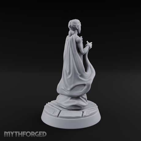 Studded Decree Kid Like Empress Miniature for Dungeons and Dragons, Pathfinder or other TTRPGs