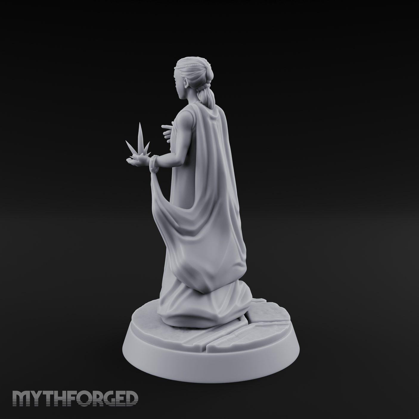 Studded Decree Kid Like Empress Miniature for Dungeons and Dragons, Pathfinder or other TTRPGs