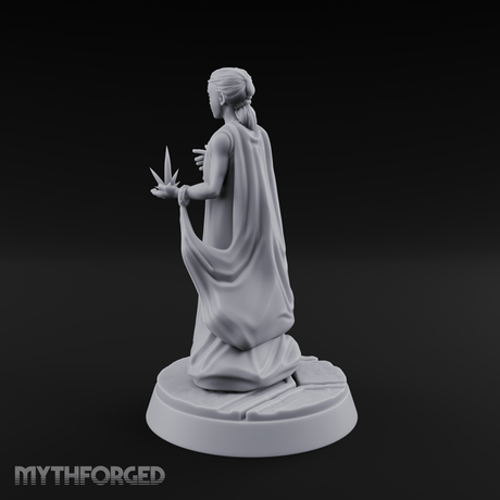 Studded Decree Kid Like Empress Miniature for Dungeons and Dragons, Pathfinder or other TTRPGs