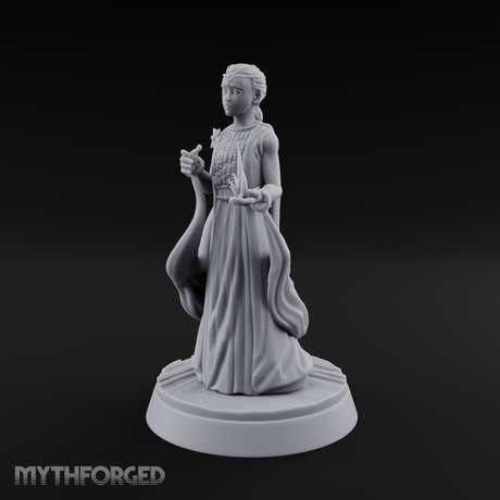 Studded Decree Kid Like Empress Miniature for Dungeons and Dragons, Pathfinder or other TTRPGs