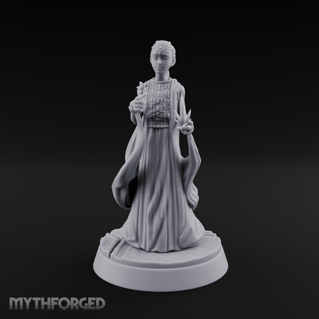 Studded Decree Kid Like Empress Miniature for Dungeons and Dragons, Pathfinder or other TTRPGs