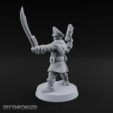 Orders Delivered by Fist Human Masked Officer with Pistol and Power Fist — Sword and Pistol 1