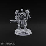 Pistons Hiss, Spears Rise Human Mech Suit Spear Warrior A — Gun