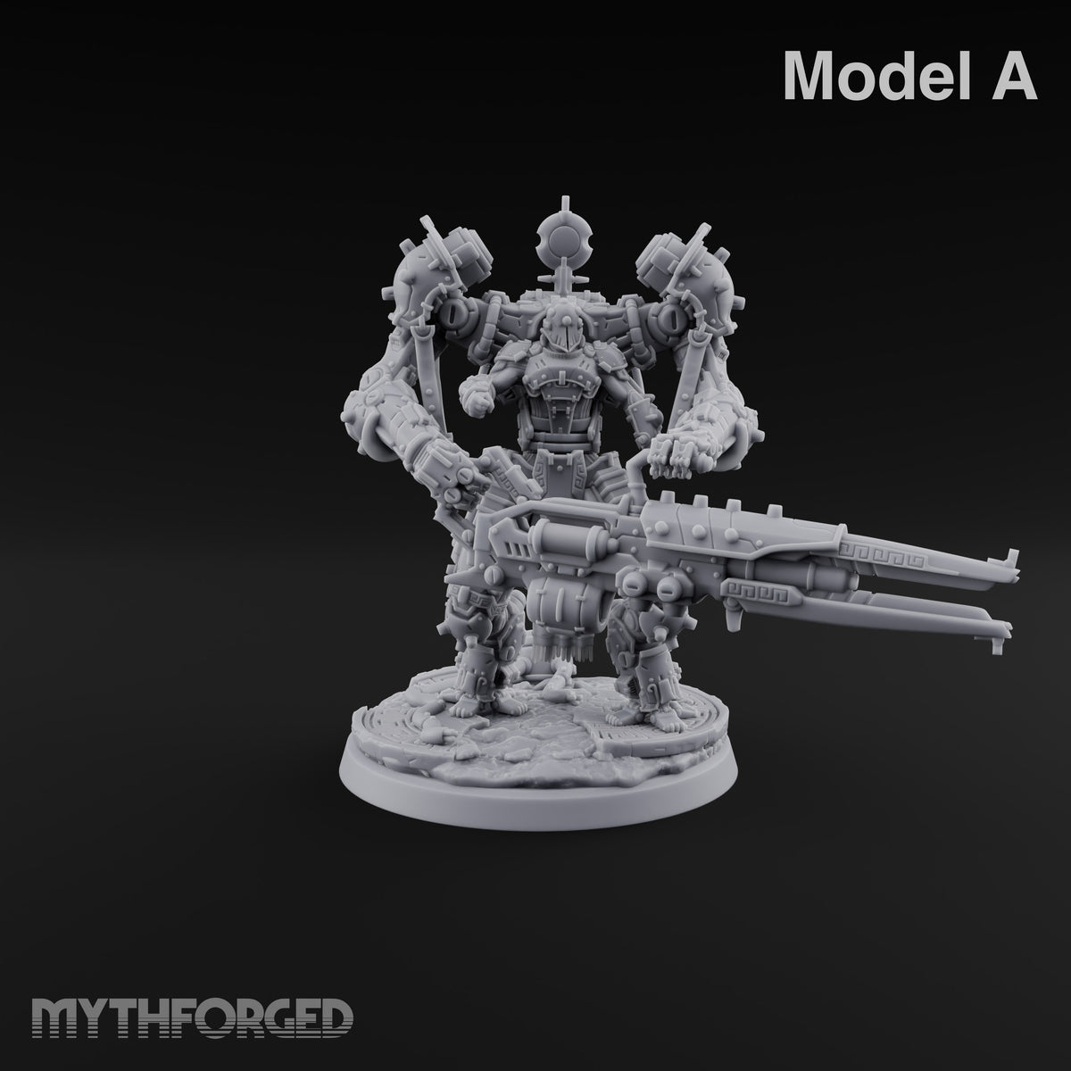 Pistons Hiss, Spears Rise Human Mech Suit Spear Warriors — A · Gun