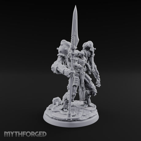 Pistons Hiss, Spears Rise Human Mech Suit Spear Warriors — A · Spear