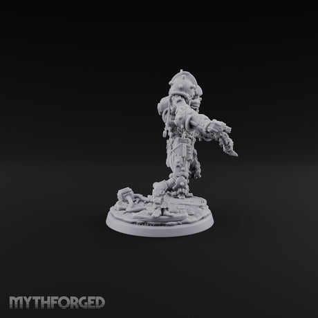 Pistons Hiss, Spears Rise Human Mech Suit Spear Warrior B — Spear