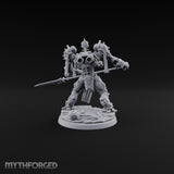 Pistons Hiss, Spears Rise Human Mech Suit Spear Warrior B — Spear