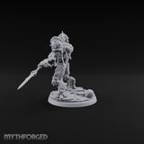 Pistons Hiss, Spears Rise Human Mech Suit Spear Warrior B — Spear