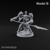 Pistons Hiss, Spears Rise Human Mech Suit Spear Warrior B — Spear