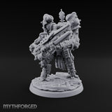 Pistons Hiss, Spears Rise Human Mech Suit Spear Warrior C — Gun