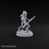 Pistons Hiss, Spears Rise Human Mech Suit Spear Warriors — C · Spear