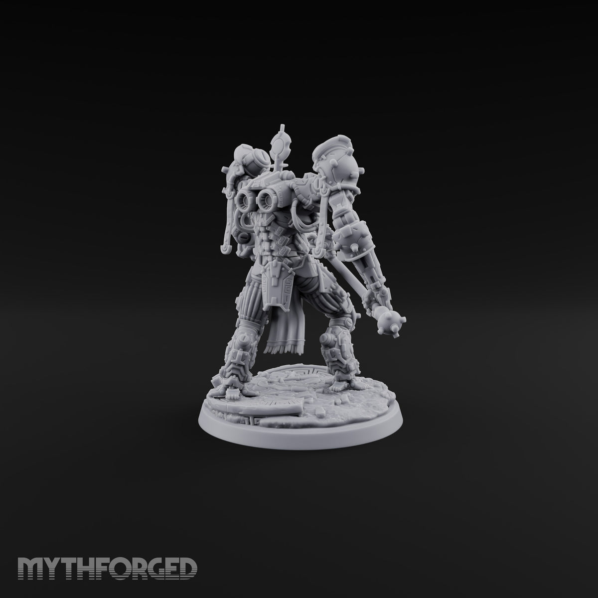 Pistons Hiss, Spears Rise Human Mech Suit Spear Warriors — C · Spear
