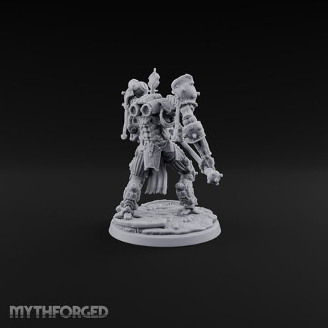 Pistons Hiss, Spears Rise Human Mech Suit Spear Warrior C — Spear