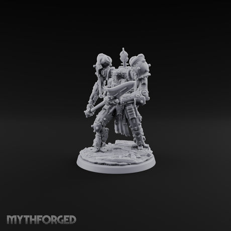 Pistons Hiss, Spears Rise Human Mech Suit Spear Warrior C — Spear