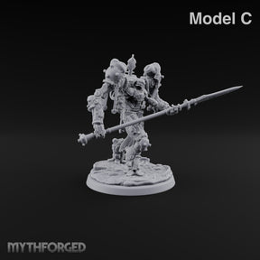 Pistons Hiss, Spears Rise Human Mech Suit Spear Warrior C — Spear