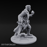Beckoning With Intent Human Investigator Miniature for Dungeons and Dragons, Pathfinder or other TTRPGs