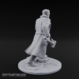 Beckoning With Intent Human Investigator Miniature for Dungeons and Dragons, Pathfinder or other TTRPGs