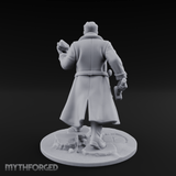 Beckoning With Intent Human Investigator Miniature for Dungeons and Dragons, Pathfinder or other TTRPGs