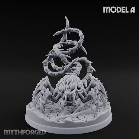 Tentacles Coiling Skyward Kruthiks A Miniature for Dungeons and Dragons, Pathfinder or other TTRPGs