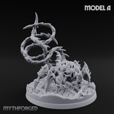 Tentacles Coiling Skyward Kruthiks Miniature for Dungeons and Dragons, Pathfinder or other TTRPGs