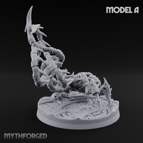 Tentacles Coiling Skyward Kruthiks A Miniature for Dungeons and Dragons, Pathfinder or other TTRPGs