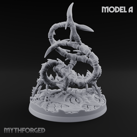 Tentacles Coiling Skyward Kruthiks A Miniature for Dungeons and Dragons, Pathfinder or other TTRPGs
