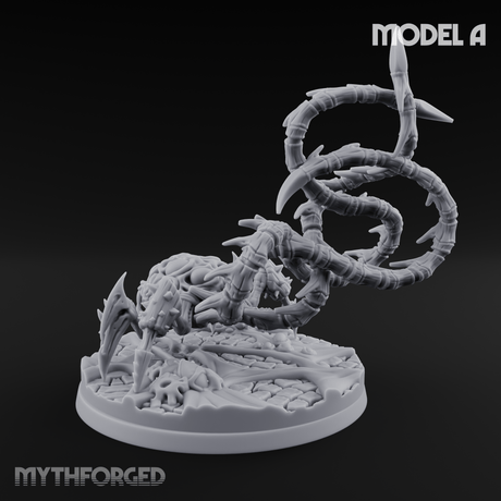Tentacles Coiling Skyward Kruthiks A Miniature for Dungeons and Dragons, Pathfinder or other TTRPGs
