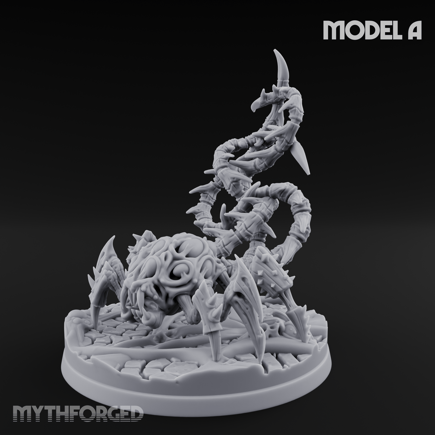 Tentacles Coiling Skyward Kruthiks A Miniature for Dungeons and Dragons, Pathfinder or other TTRPGs