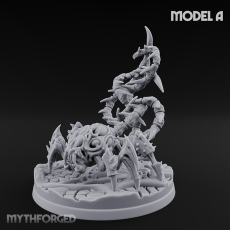 Tentacles Coiling Skyward Kruthiks A Miniature for Dungeons and Dragons, Pathfinder or other TTRPGs
