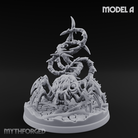 Tentacles Coiling Skyward Kruthiks A Miniature for Dungeons and Dragons, Pathfinder or other TTRPGs