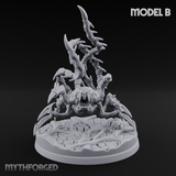 Tentacles Coiling Skyward Kruthiks Miniature for Dungeons and Dragons, Pathfinder or other TTRPGs
